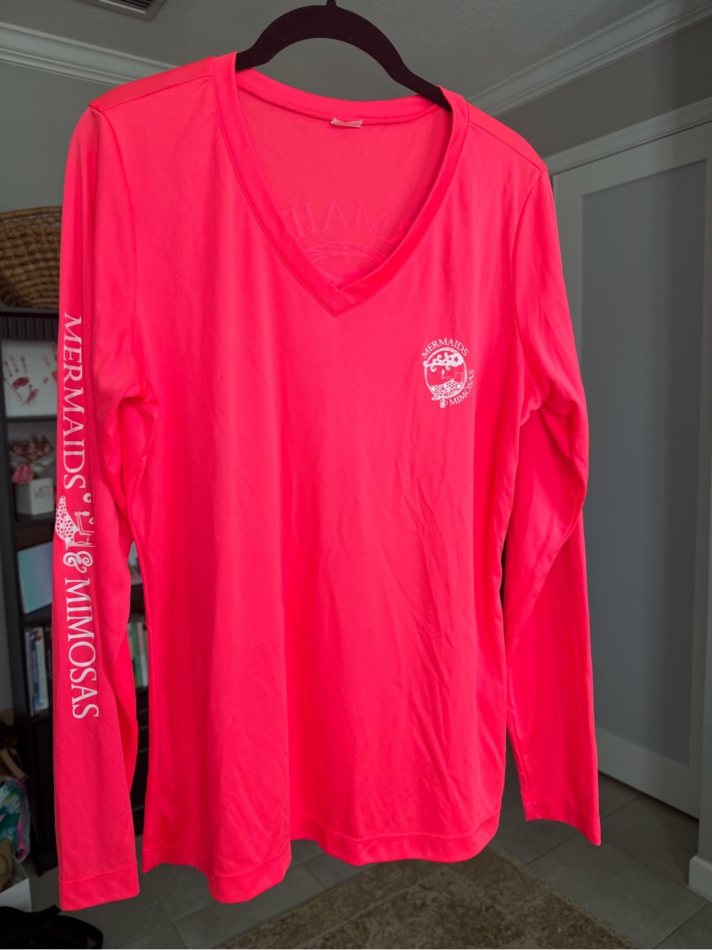 Sport-Tek Women's Swim Coverup in Hot Pink